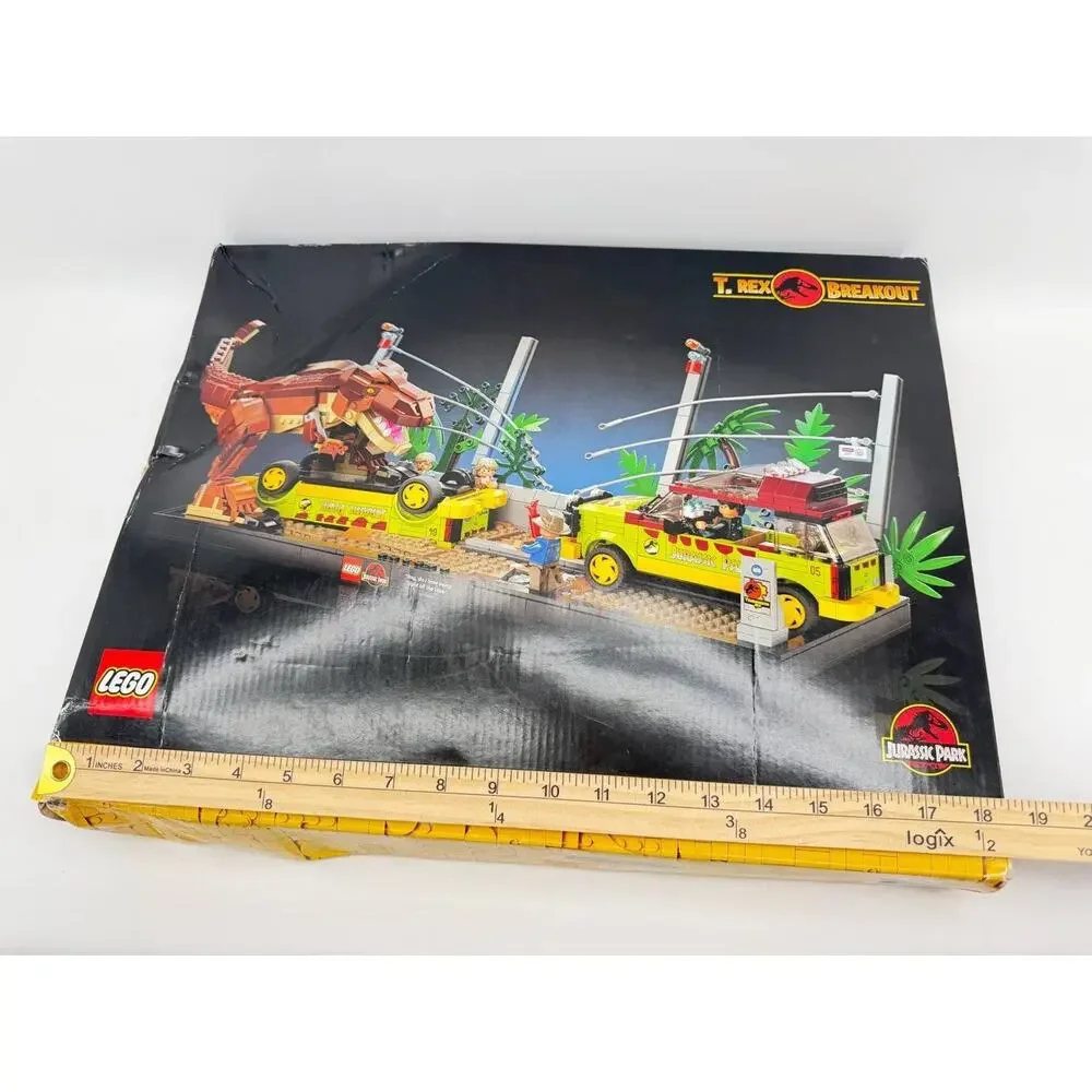 LEGO Jurassic Park T Rex Breakout 76956 1212PCS New Damaged Box 2LB